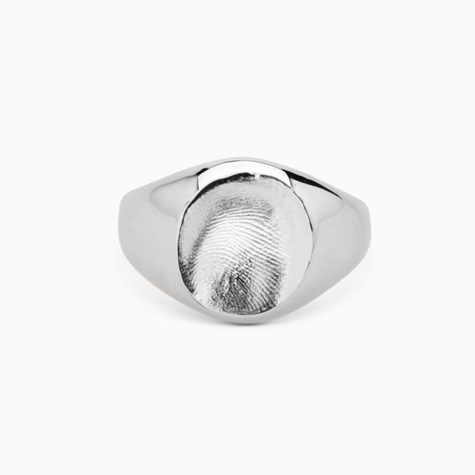 Impression Signet Ring | Silver