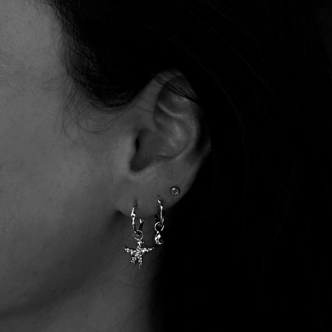 Starfish Earring | Silver