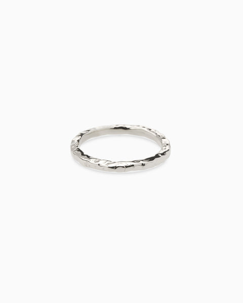 Hammered Ring | Silver