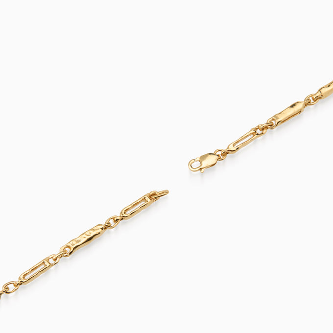 Hammered Bracelet | Yellow Gold