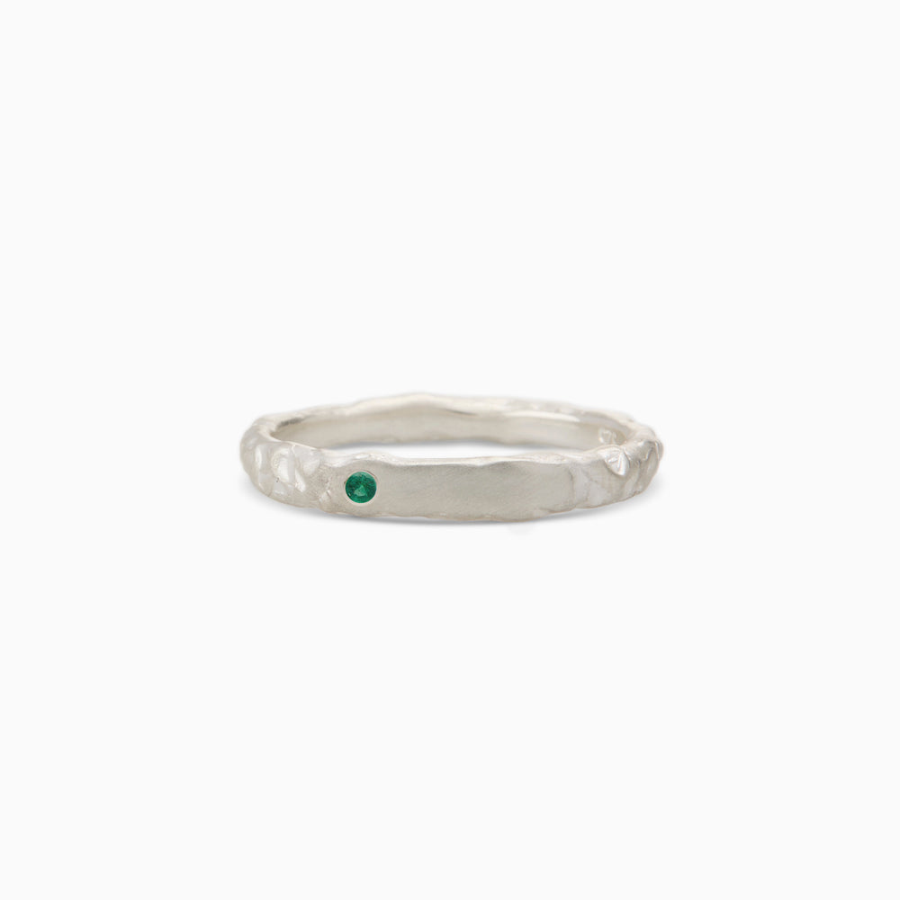 Custom Kindred Ring (Stones & Engraving) | Silver