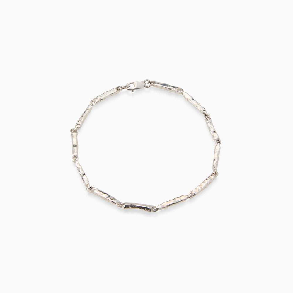 Hammered Bracelet | Silver