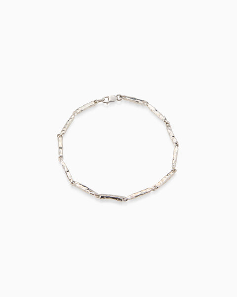 Hammered Bracelet | Silver