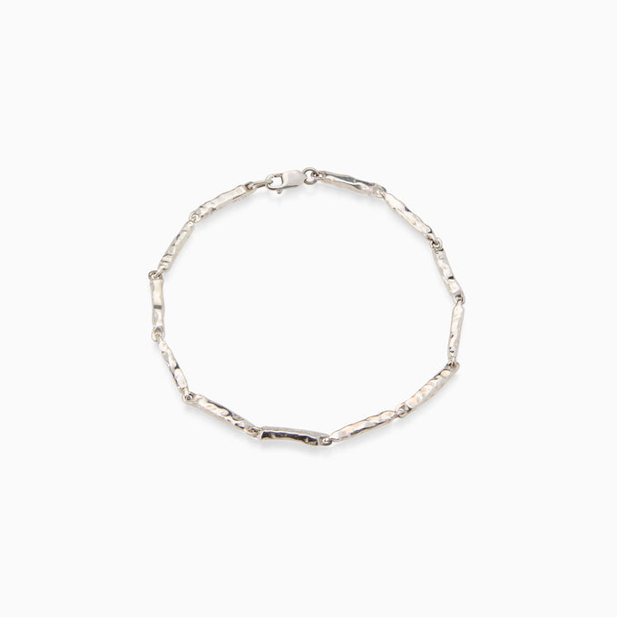 Hammered Bracelet | Silver