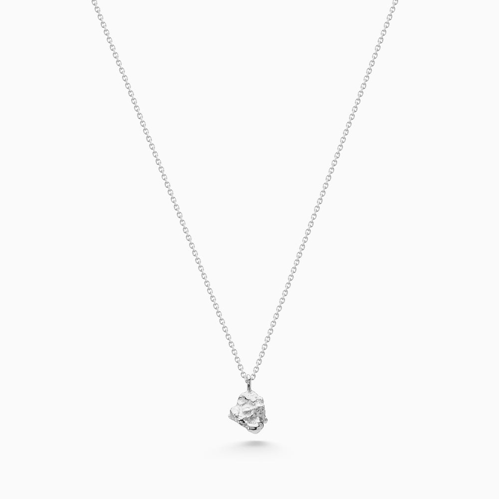 Ingot Necklace | Silver