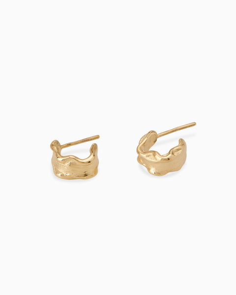 Petra Huggies | Yellow Gold