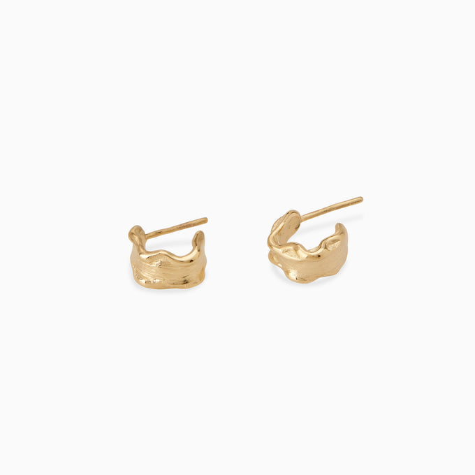 Petra Huggies | Yellow Gold