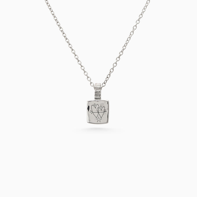 Impression™ Slate Pendant | White Gold