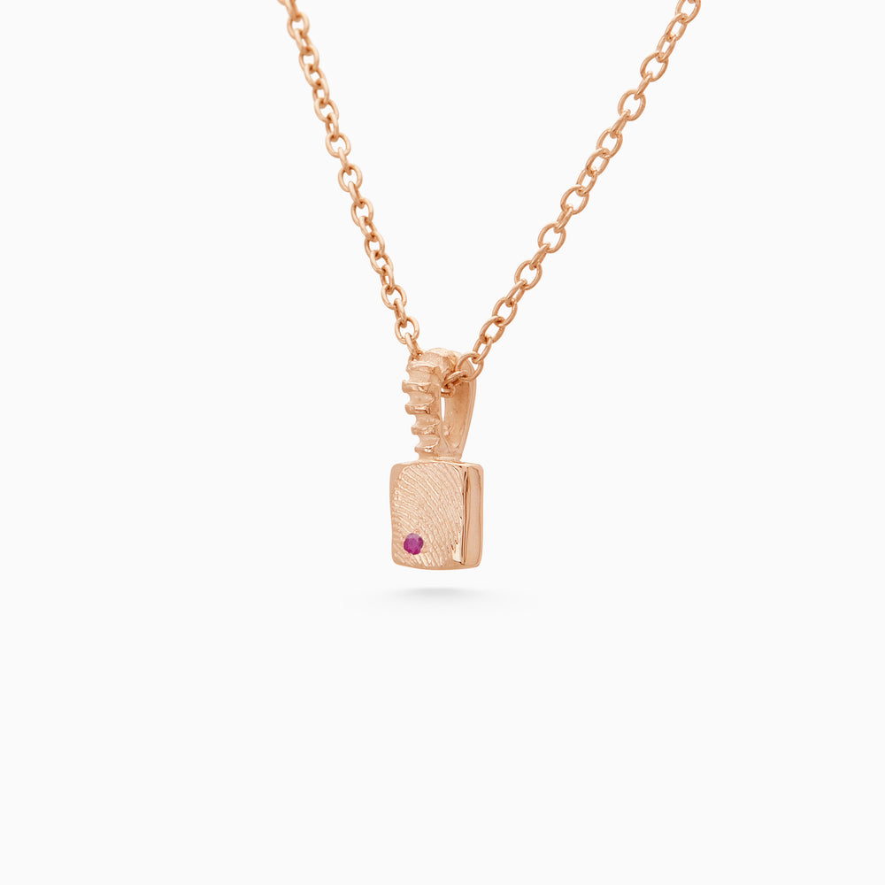 Impression™ Slate Pendant | Rose Gold