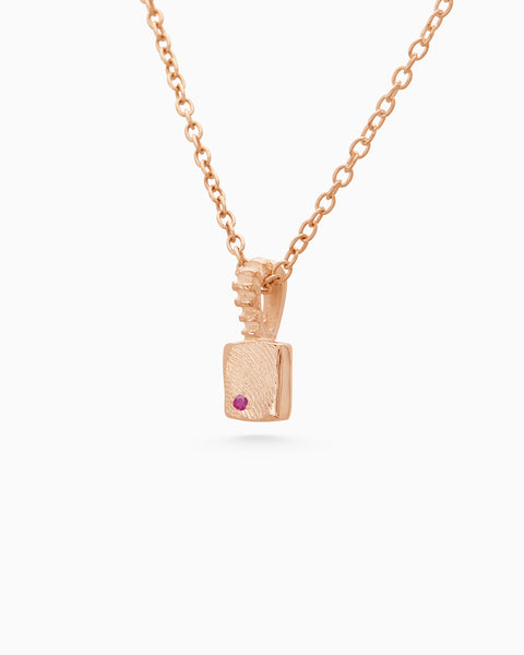 Impression™ Slate Pendant | Rose Gold