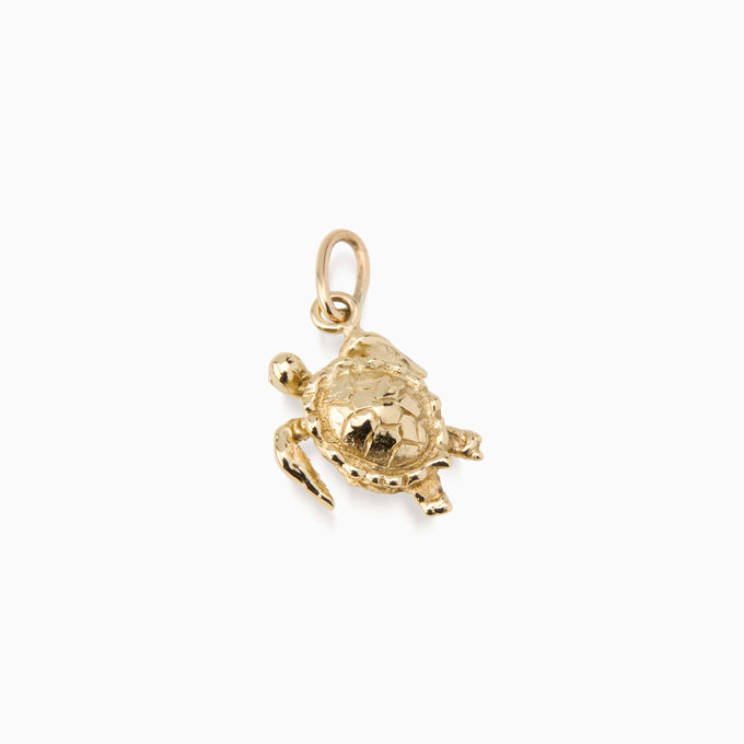 Turtle Pendant | Gold