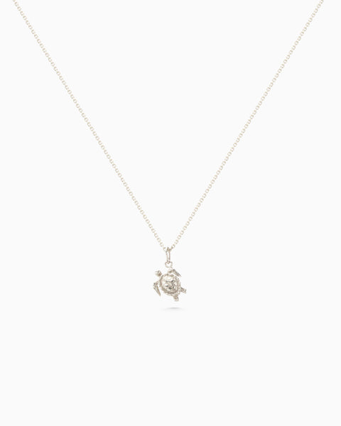 Turtle Pendant | Silver