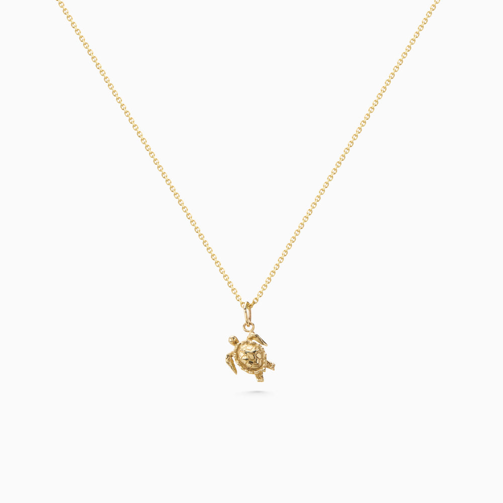 Turtle Pendant | Gold