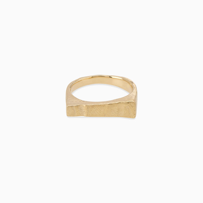 Veil Ring | Solid Yellow Gold