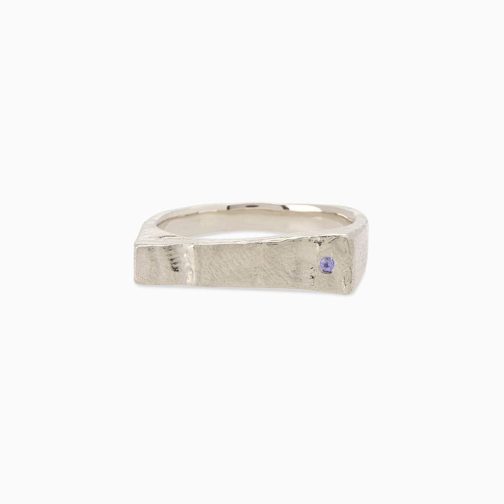 Veil Stone Ring | Silver