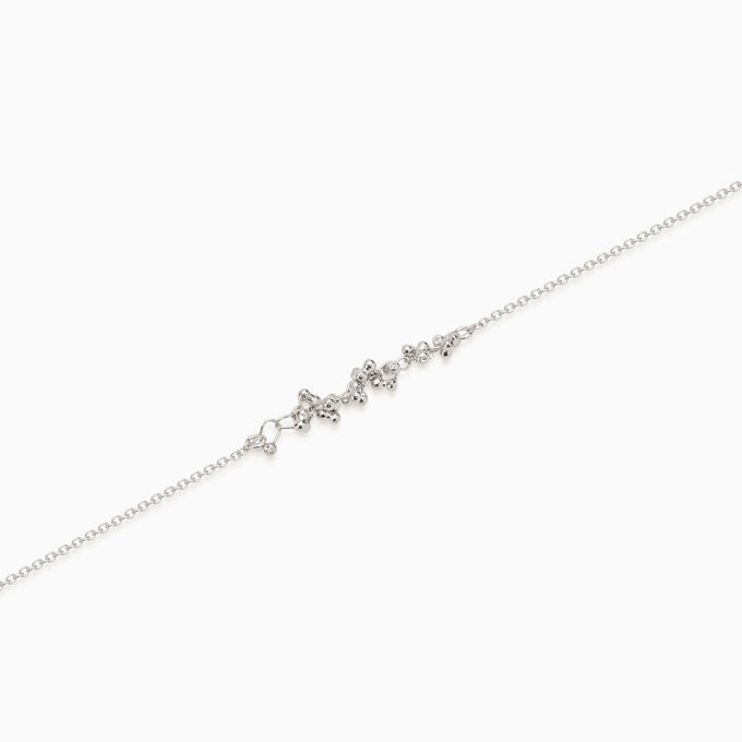 Mini Cherrie Necklace | Silver