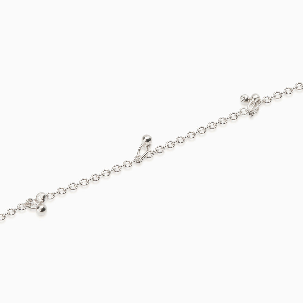 Cherrie Chain Bracelet | Silver