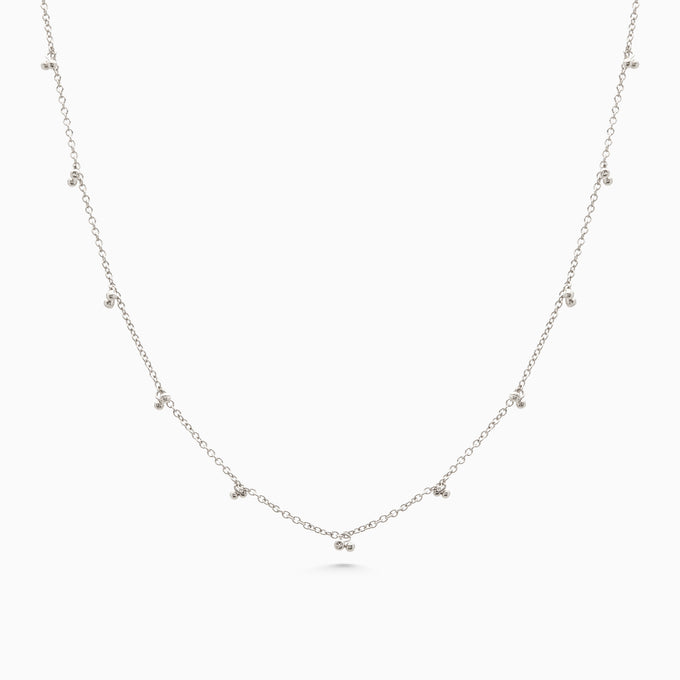 Cherrie Chain Necklace | Silver