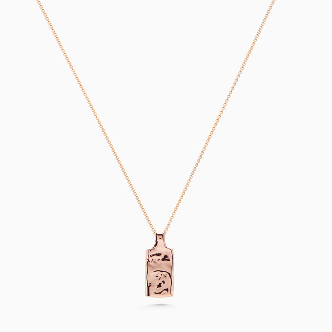 Custom Organic Tag Wide | Rose Gold