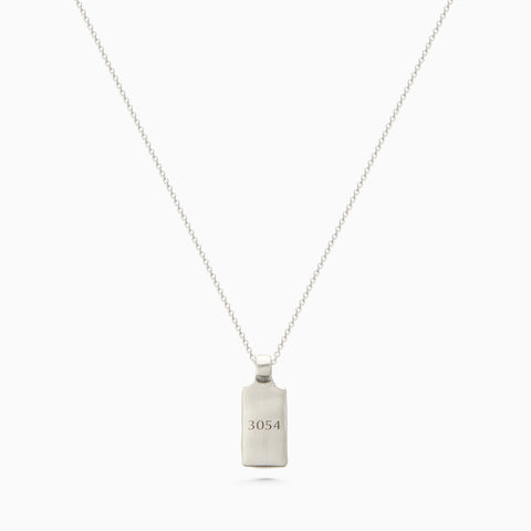 Custom Organic Tag Wide | Silver
