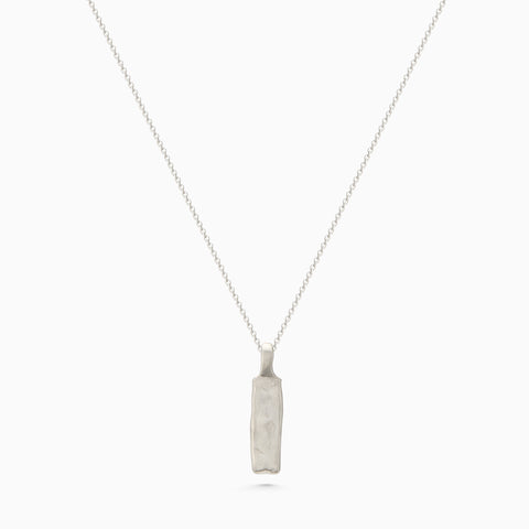 Custom Organic Tag Narrow | Silver