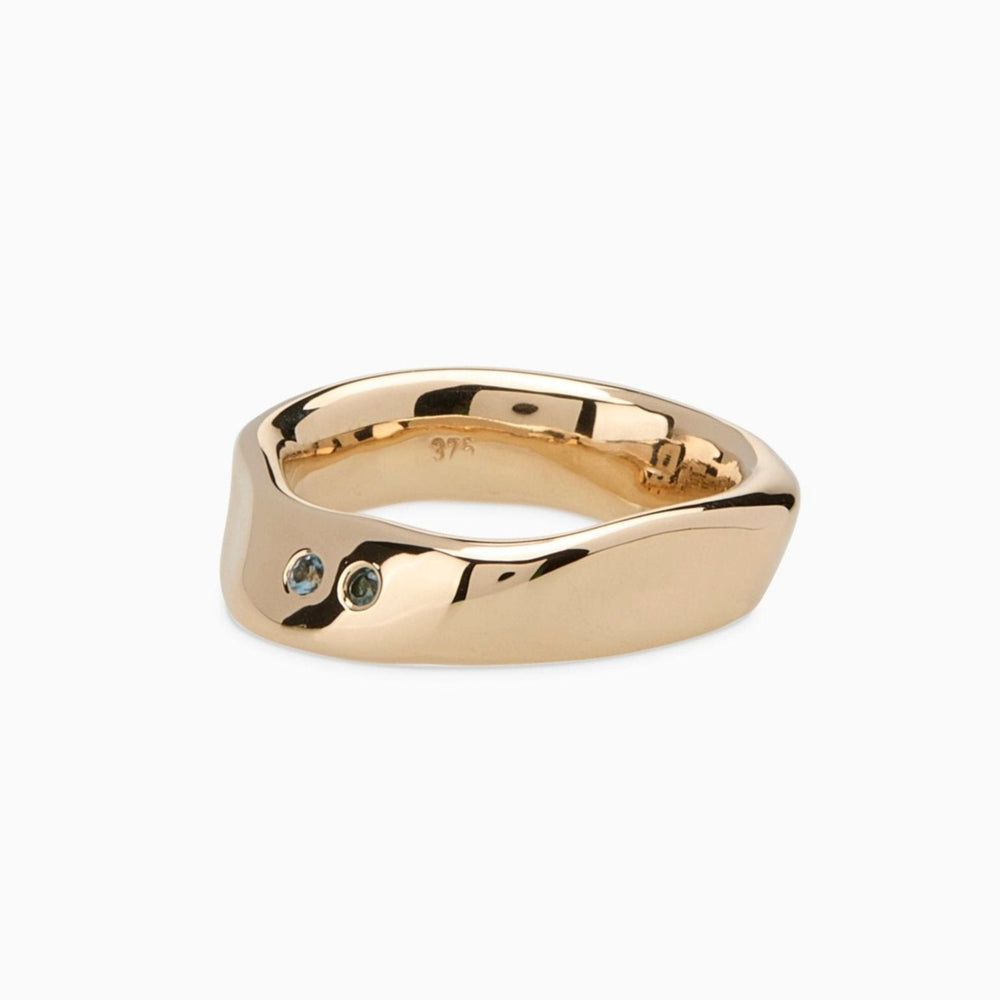 Swell Stone Ring | Yellow Gold