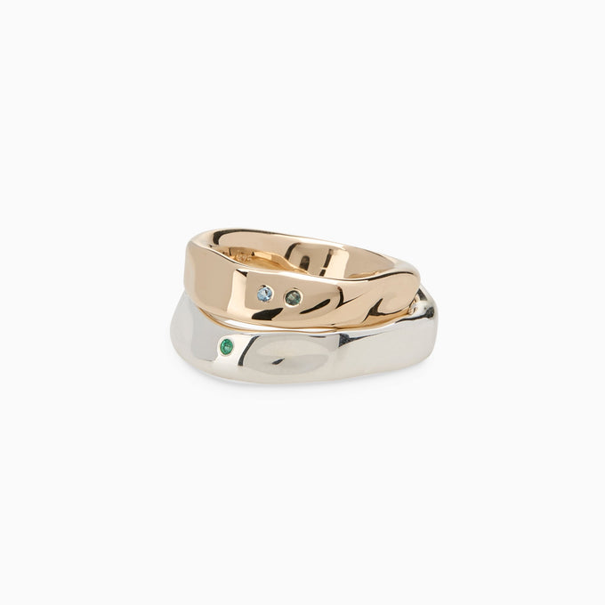 Swell Stone Ring | Silver