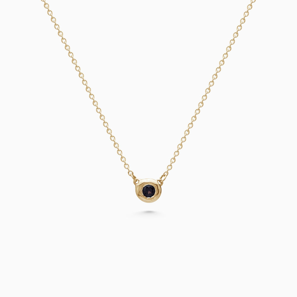 Pebble Stone Necklace | Yellow Gold