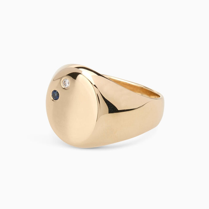 Signet Stone Ring | Yellow Gold