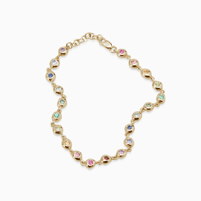 Collective Stone Bracelet | Yellow Gold