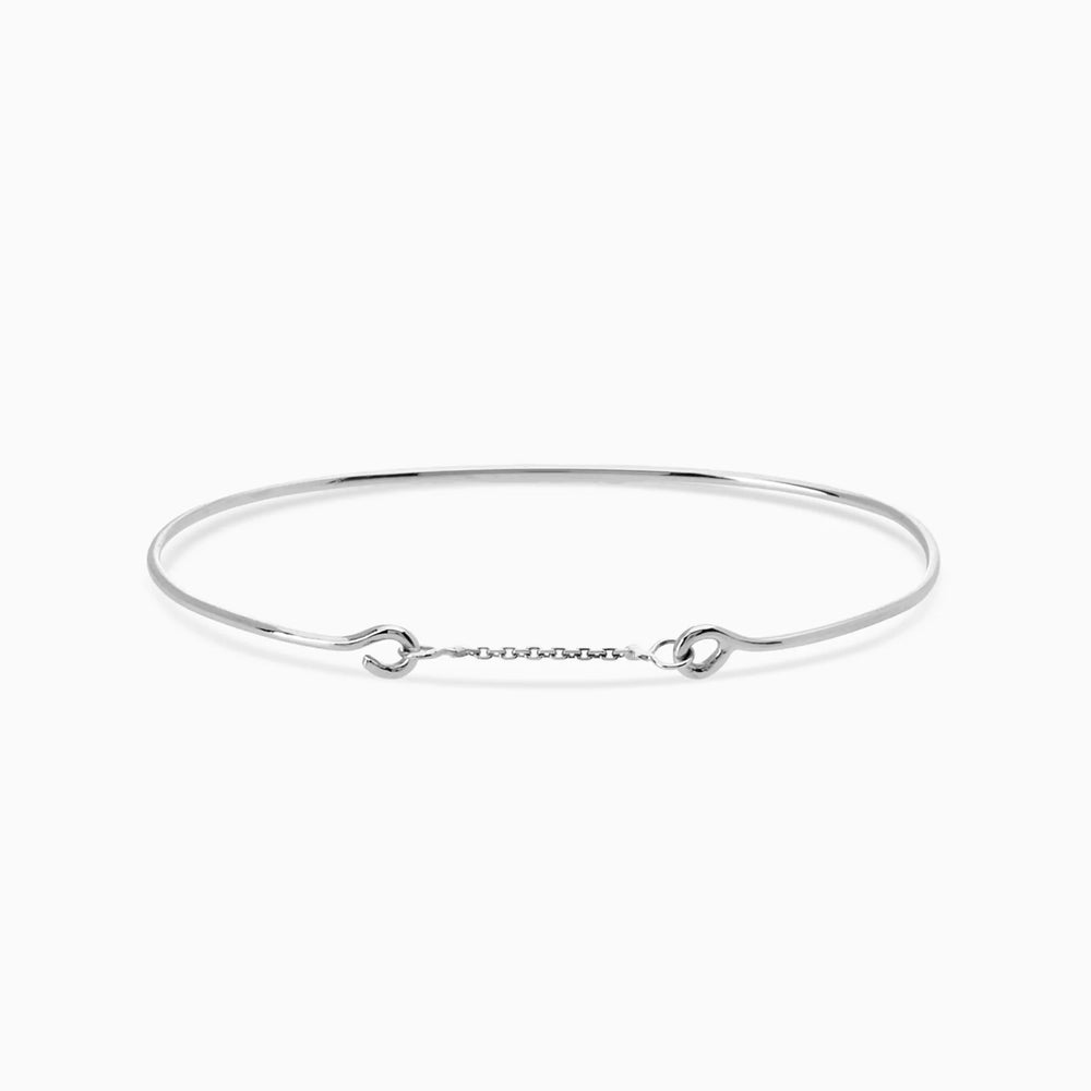 Weave Bracelet | White Gold