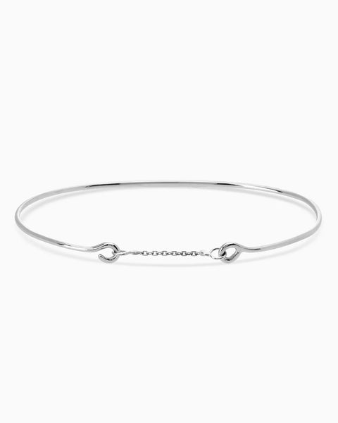 Weave Bracelet | White Gold