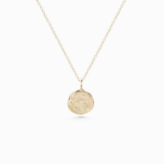 Custom Engraved Pendant | Yellow Gold