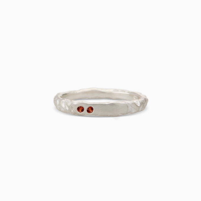 Custom Kindred Ring (Stones & Engraving) | Silver