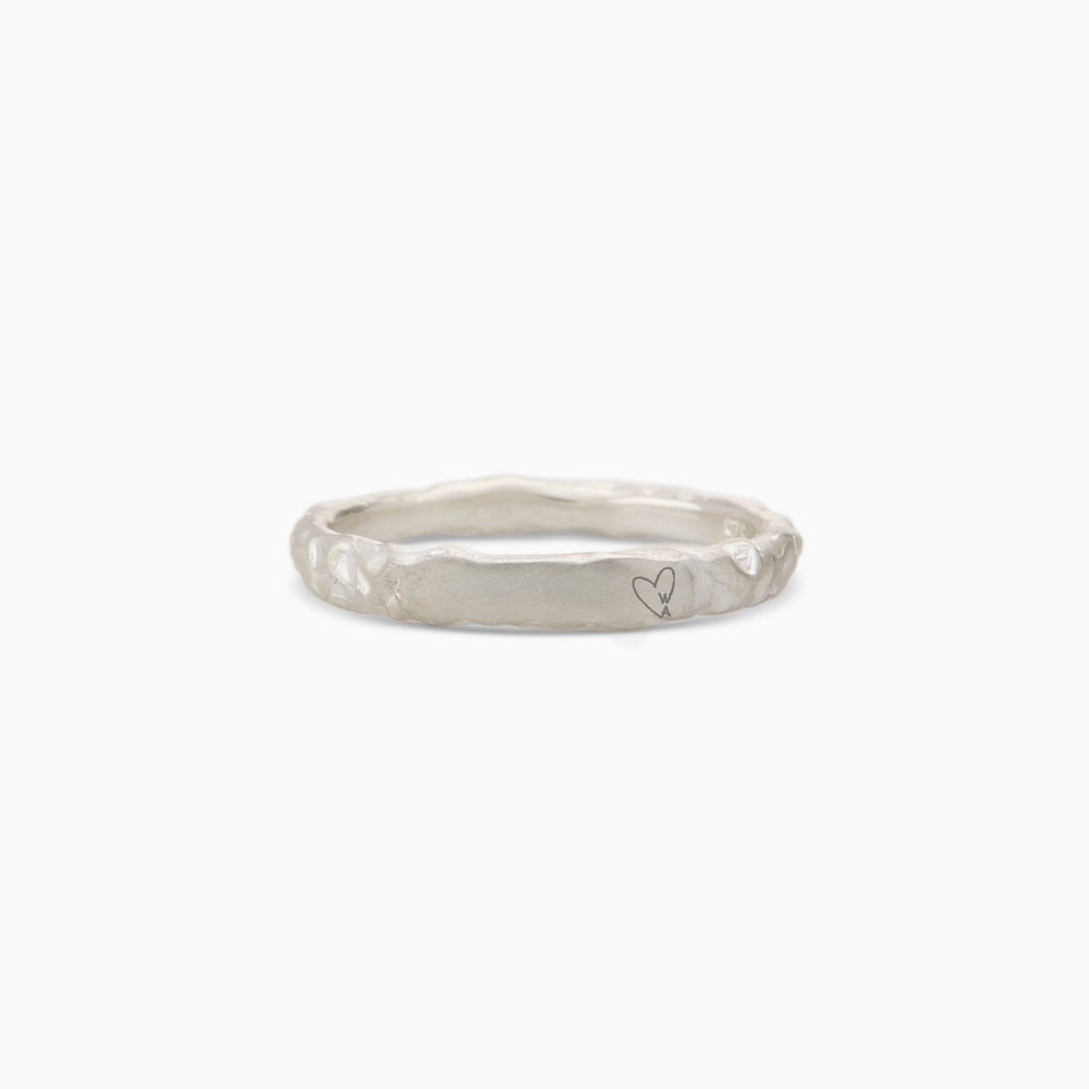 Engraved Kindred Ring | Silver