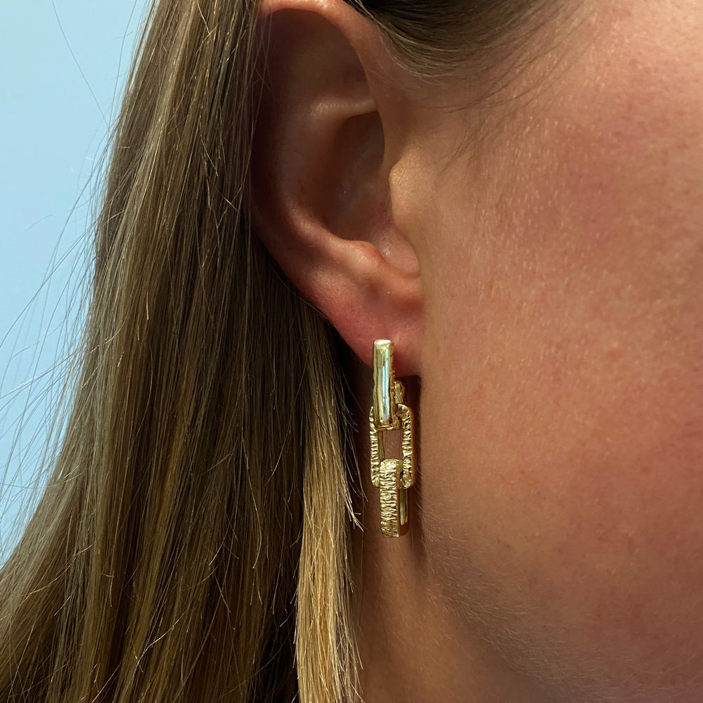 Mini Ember Earring | Yellow Gold