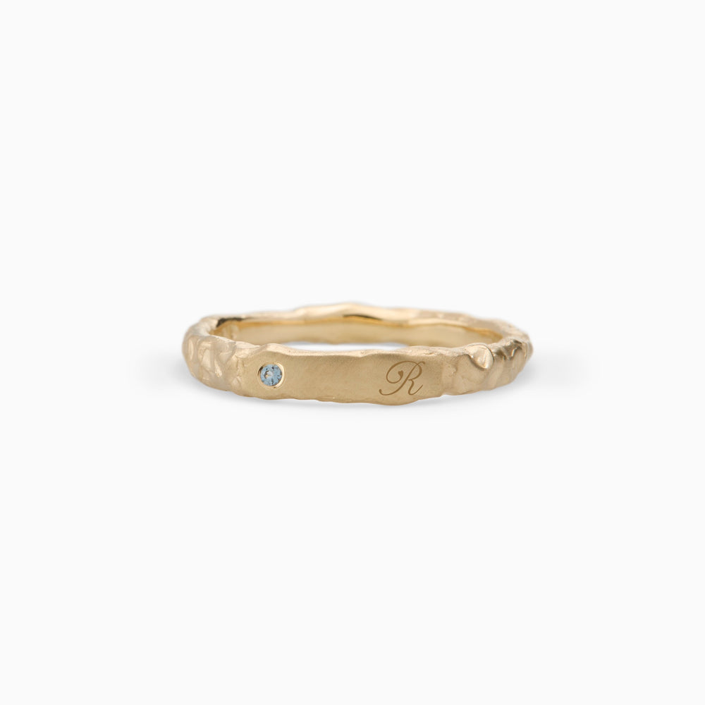 Engraved Kindred Ring | Yellow Gold