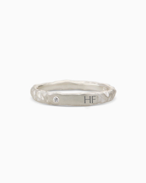 Custom Kindred Ring (Stones & Engraving) | Silver