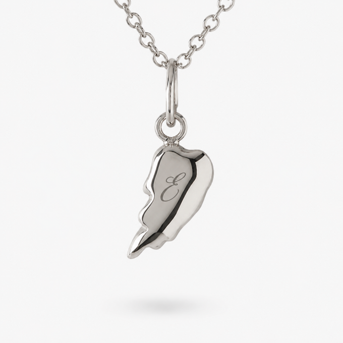 Angel Wing Charm | Silver