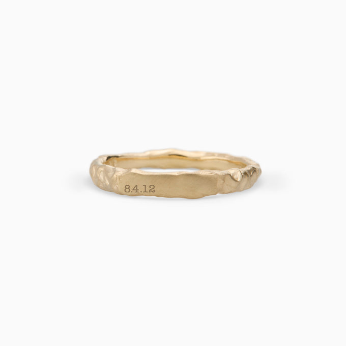 Engraved Kindred Ring | Yellow Gold