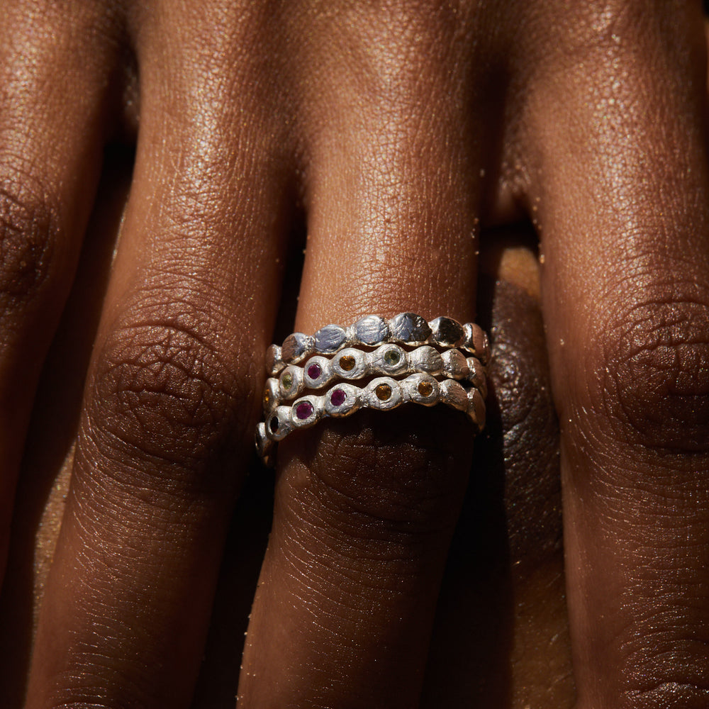 Ripple Stack Ring | Silver