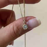 Signature Diamond Necklace | Solid Gold