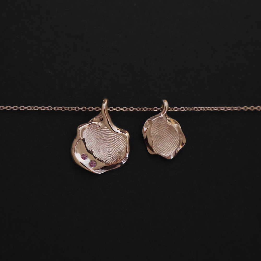 Impression™ Wave Pendant | Rose Gold