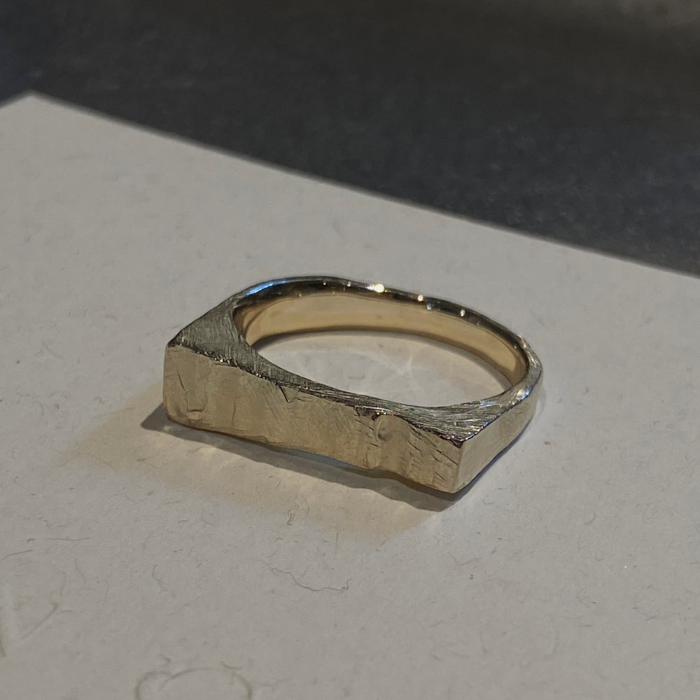 Veil Ring | Solid Yellow Gold