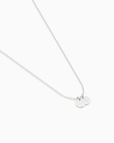 Disc Necklace | Silver