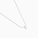 Disc Necklace | Silver