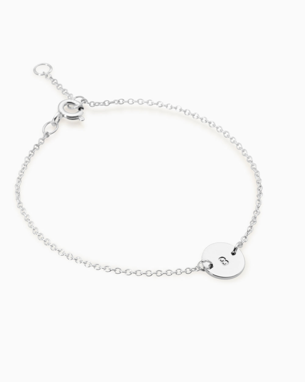 Personalised Plate Bracelet | Silver