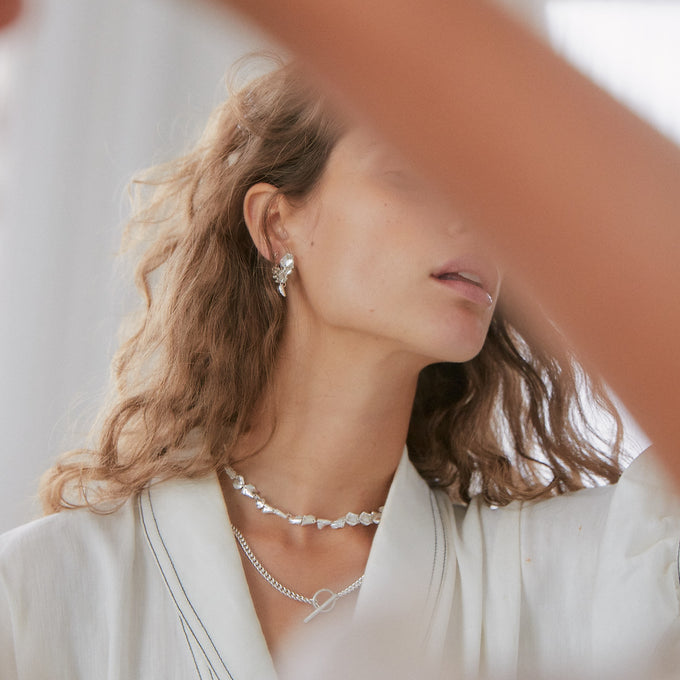 Veil Necklace  | Gold