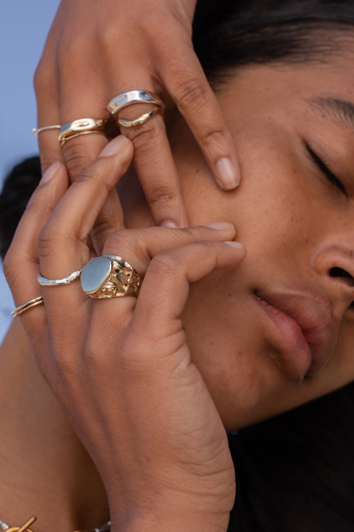 Reflection Ring | Solid Yellow Gold – Linden Cook Jewellery