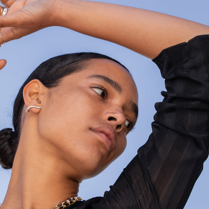 Twine Earrings | Silver